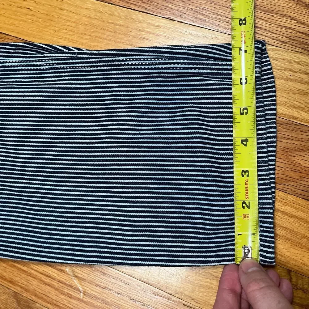 GAP Blue Stripe Double Knee Carpenter Pants‎ Size 31x31 Railroad Hickory
